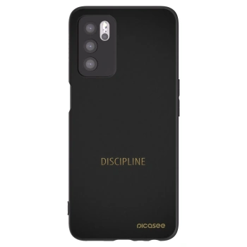 Picasee crna silikonska maskica za OPPO A16s - Discipline