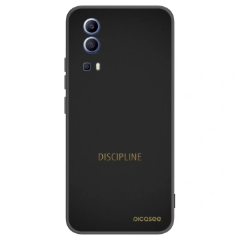 Picasee crna silikonska maskica za Vivo Y52 5G - Discipline
