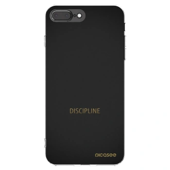 Picasee silikonska prozirna maskica za Apple iPhone 8 Plus - Discipline
