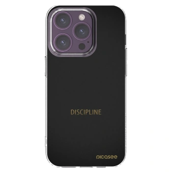 Picasee silikonska prozirna maskica za Apple iPhone 14 Pro - Discipline