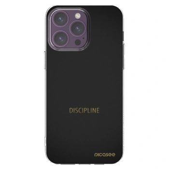 Picasee silikonska prozirna maskica za Apple iPhone 14 Pro Max - Discipline
