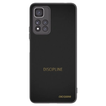 Picasee crna silikonska maskica za Xiaomi Redmi Note 11 Pro+ 5G - Discipline