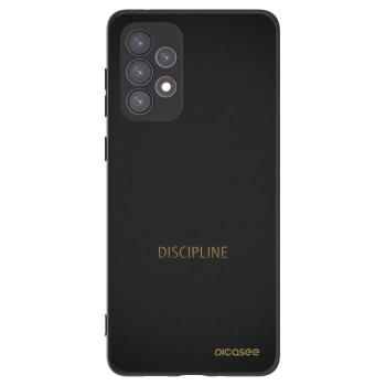 Picasee crna silikonska maskica za Samsung Galaxy A73 5G - Discipline
