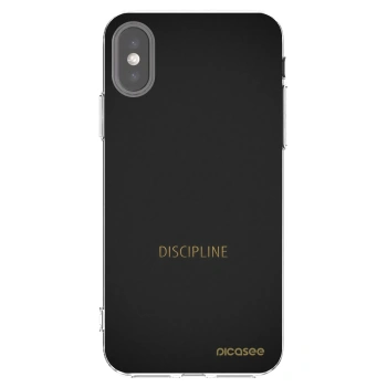 Picasee silikonska prozirna maskica za Apple iPhone X/XS - Discipline