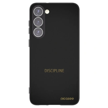 Picasee crna silikonska maskica za Samsung Galaxy S23+ 5G - Discipline