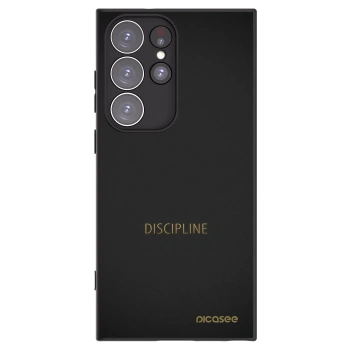 Picasee crna silikonska maskica za Samsung Galaxy S23 Ultra 5G - Discipline