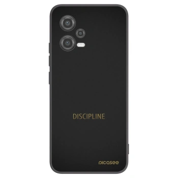 Picasee crna silikonska maskica za Xiaomi Poco X5 - Discipline
