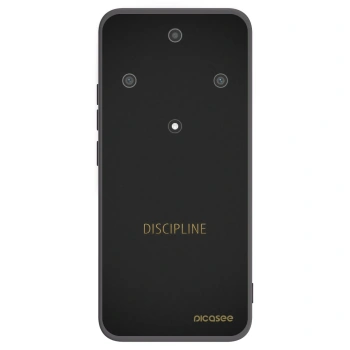 Picasee crna silikonska maskica za Honor Magic5 Lite 5G - Discipline