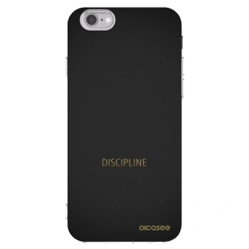 Picasee silikonska prozirna maskica za Apple iPhone 6/6S - Discipline