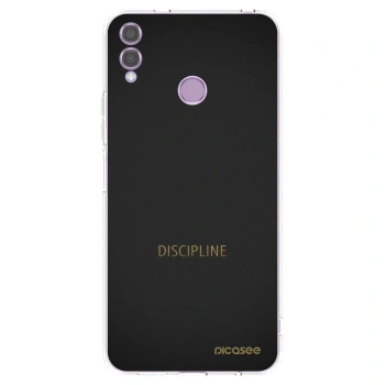 Picasee silikonska prozirna maskica za Honor 8X - Discipline