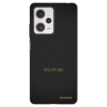 Picasee crna silikonska maskica za Xiaomi Redmi Note 12 Pro+ 5G - Discipline