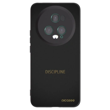 Picasee crna silikonska maskica za Honor Magic5 Pro - Discipline