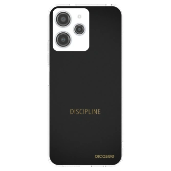 Picasee silikonska prozirna maskica za Xiaomi Redmi 12 4G - Discipline
