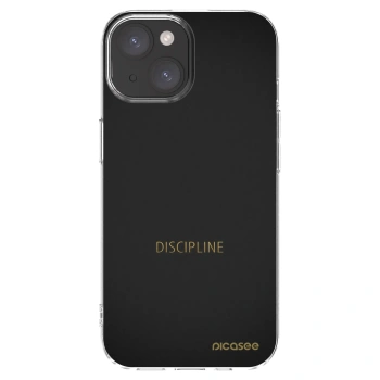 Picasee silikonska prozirna maskica za Apple iPhone 15 - Discipline