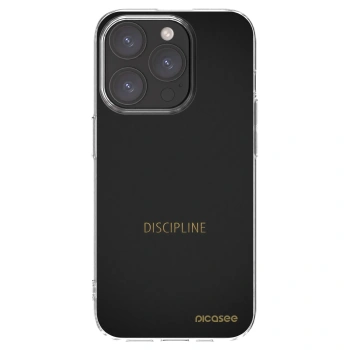Picasee silikonska prozirna maskica za Apple iPhone 15 Pro - Discipline