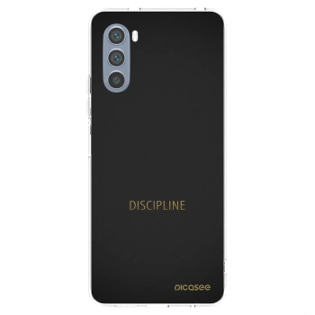 Picasee silikonska prozirna maskica za Motorola Moto G62 - Discipline