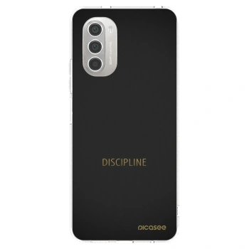 Picasee silikonska prozirna maskica za Motorola Moto G51 - Discipline