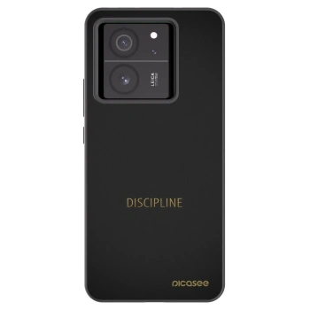 Picasee crna silikonska maskica za Xiaomi 13T Pro - Discipline