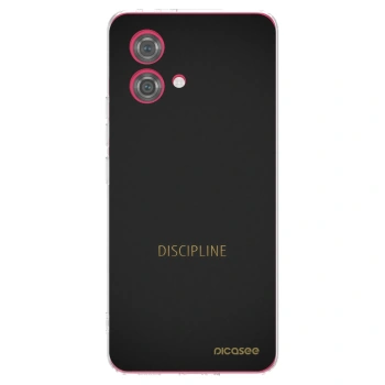 Picasee silikonska prozirna maskica za Motorola Moto G84 5G - Discipline