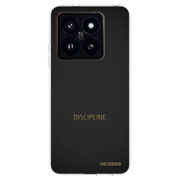 Picasee silikonska prozirna maskica za Xiaomi 14 Pro - Discipline