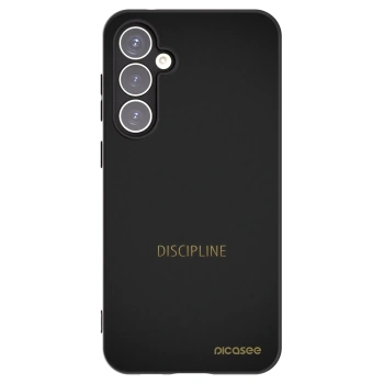 Picasee crna silikonska maskica za Samsung Galaxy S23 FE S711B - Discipline