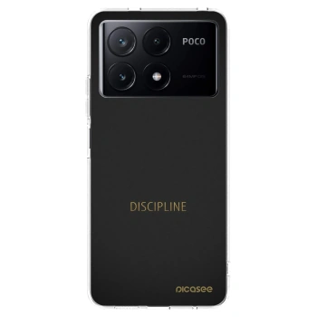 Picasee silikonska prozirna maskica za Xiaomi Poco X6 Pro - Discipline