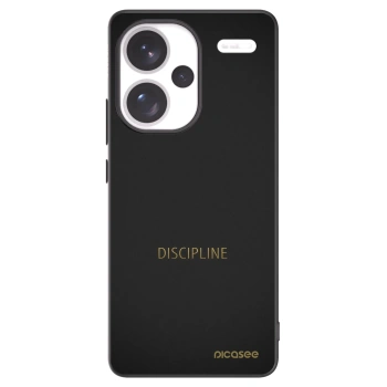 Picasee crna silikonska maskica za Xiaomi Redmi Note 13 Pro+ 5G - Discipline