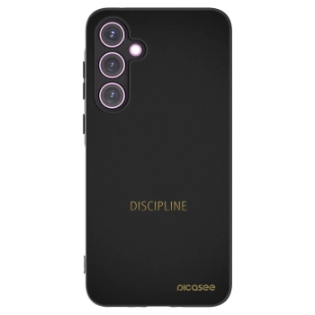 Picasee crna silikonska maskica za Samsung Galaxy A35 5G A356B - Discipline