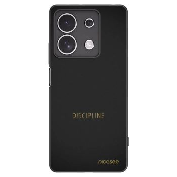 Picasee crna silikonska maskica za Xiaomi Redmi Note 13 4G - Discipline