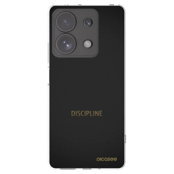 Picasee silikonska prozirna maskica za Xiaomi Redmi Note 13 Pro 4G - Discipline