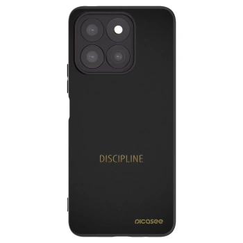 Picasee crna silikonska maskica za Honor X8b - Discipline