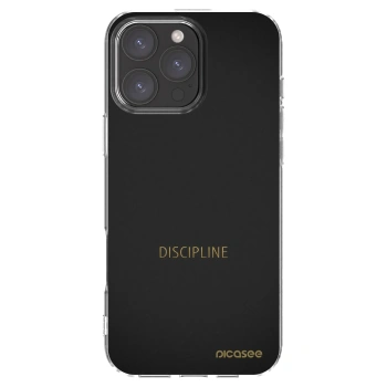 Picasee silikonska prozirna maskica za Apple iPhone 16 Pro Max - Discipline
