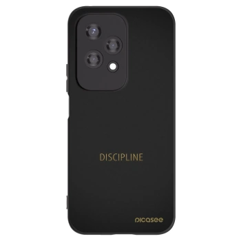 Picasee crna silikonska maskica za Honor 200 Lite - Discipline