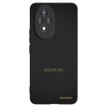 Picasee crna silikonska maskica za Honor 200 5G - Discipline