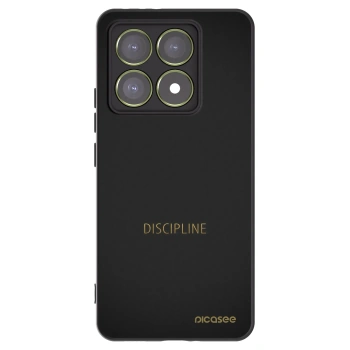 Picasee crna silikonska maskica za Xiaomi 14T - Discipline