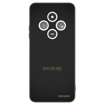 Picasee crna silikonska maskica za Xiaomi Redmi 14C - Discipline