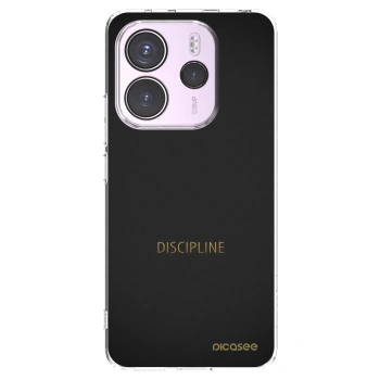 Picasee silikonska prozirna maskica za Xiaomi Redmi Note 14 4G - Discipline