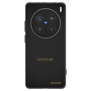 Picasee crna silikonska maskica za Vivo X200 Pro - Discipline