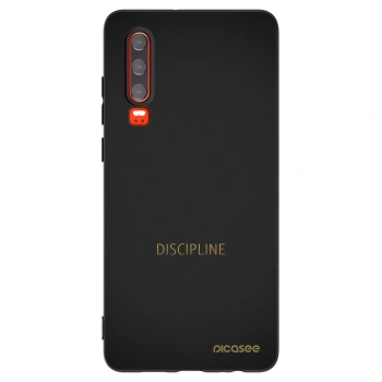 Picasee crna silikonska maskica za Huawei P30 - Discipline