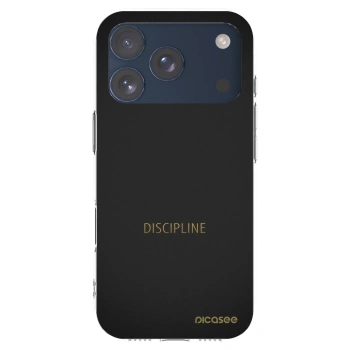 Picasee silikonska prozirna maskica za Apple iPhone 17 Pro - Discipline