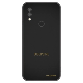 Picasee crna silikonska maskica za Xiaomi Redmi 7 - Discipline
