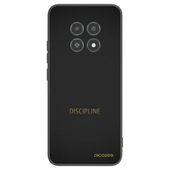 Picasee crna silikonska maskica za Realme 12X - Discipline