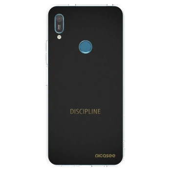 Picasee silikonska prozirna maskica za Huawei Y6 2019 - Discipline