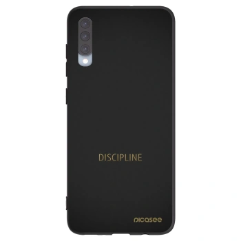 Picasee crna silikonska maskica za Samsung Galaxy A70 A705F - Discipline