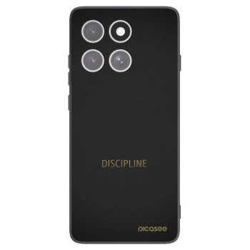 Picasee crna silikonska maskica za Motorola Edge 60 Pro - Discipline
