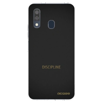 Picasee silikonska prozirna maskica za Samsung Galaxy A40 A405F - Discipline