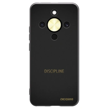 Picasee crna silikonska maskica za Honor Magic8 Lite 5G - Discipline