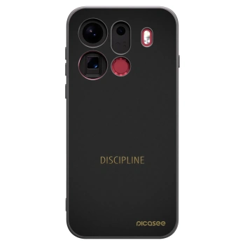 Picasee crna silikonska maskica za OPPO Find X9 Pro - Discipline