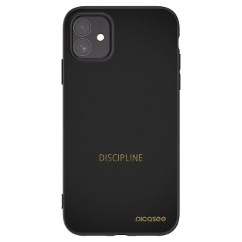 Picasee crna silikonska maskica za Apple iPhone 11 - Discipline