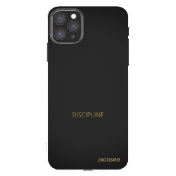 Picasee silikonska prozirna maskica za Apple iPhone 11 Pro Max - Discipline
